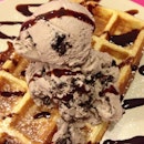 Waffle-o-mania #waffles #foodporn #icecream #icecreamchefs