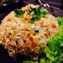 Garlic fried rice, oishi with extra wasabi!