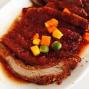 Sweet and sour pork chops that were passed off as hainanese pork chops.