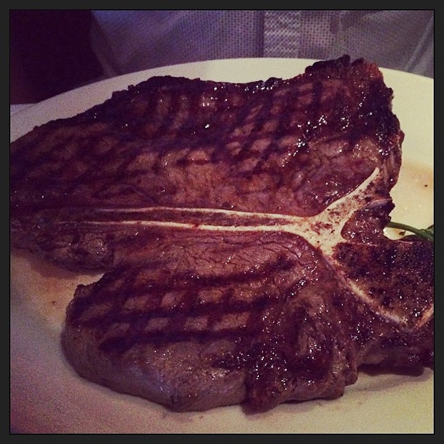 Aged #Australian #Porterhouse #Steak done medium rare plus!