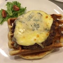 Beef And Blue Cheese Pancake