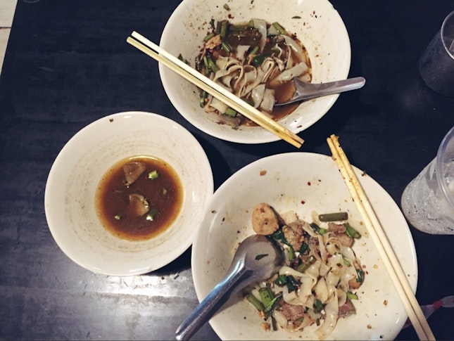 Thai Boat Noodles (soup+dry)