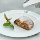 Traditional Viennese Apple Strudel ($11.0).