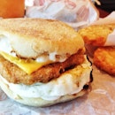 This morning we tried out the Chicken McMuffin with Egg.