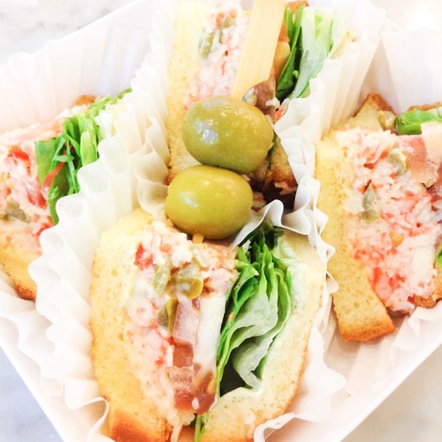 Wasabi Crabmeat Sandwich
