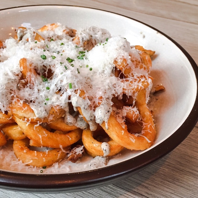 Truffle Cheese Curly Fries