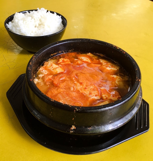 Sun Tou Fu Soup with Rice