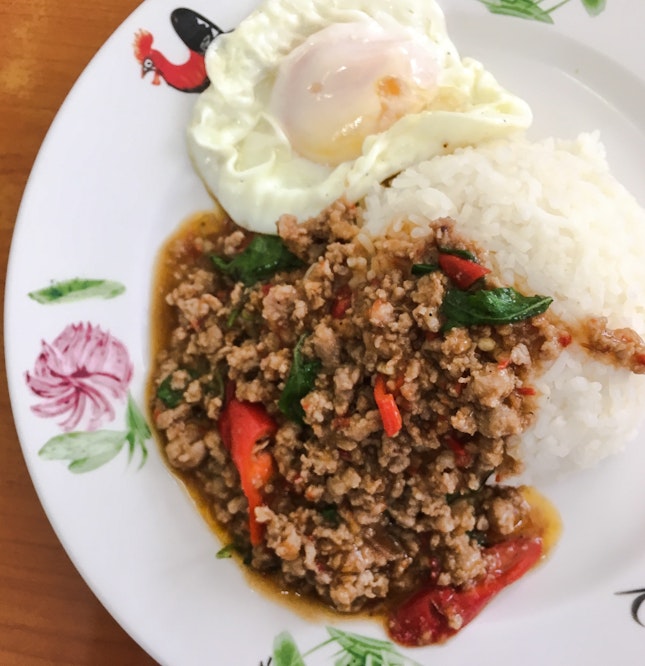 Thai Basil Minced Pork Rice