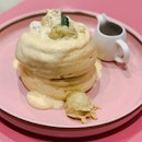 Musang King Soufflé Pancakes