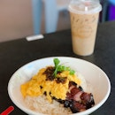 Char Siew & Scrambled Egg Fried Rice with Housemade XO Sauce