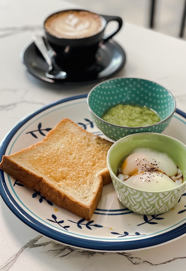 Sous Vide Egg & Housemade Kaya with Pullman Toast