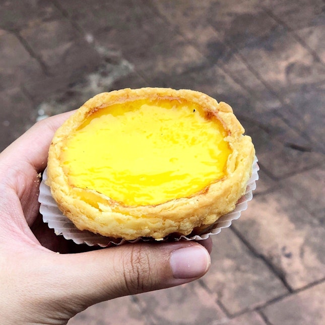 Leung Sang Egg Tart 酥皮蛋挞 [$1.40]