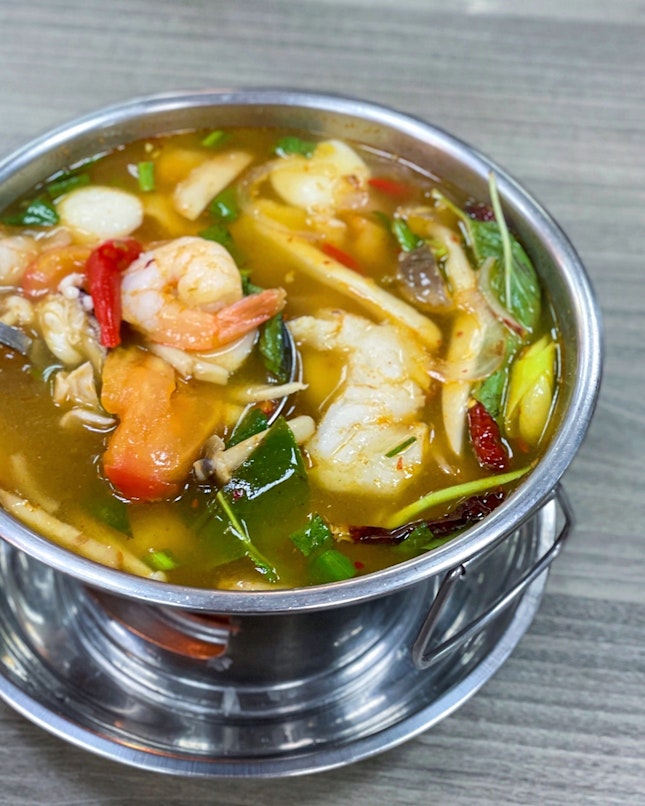 Tom Yum Seafood Clear [$12 for Small]