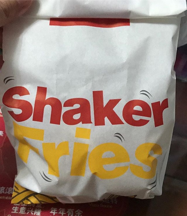Seaweed Shaker Fries 🍟🍟 from back when I could not walk.