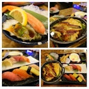 Bay Sushi dinner set at $42++ with a not so fresh oyster........