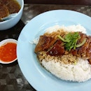CNY day 2 late lunch at ah jie boneless braised duck rice ($4.50).