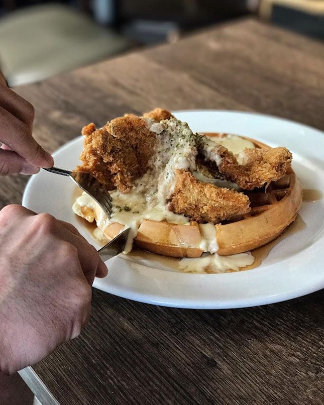 Chicken & Waffle —$18.90
Made me fall in love with chicken & waffle.