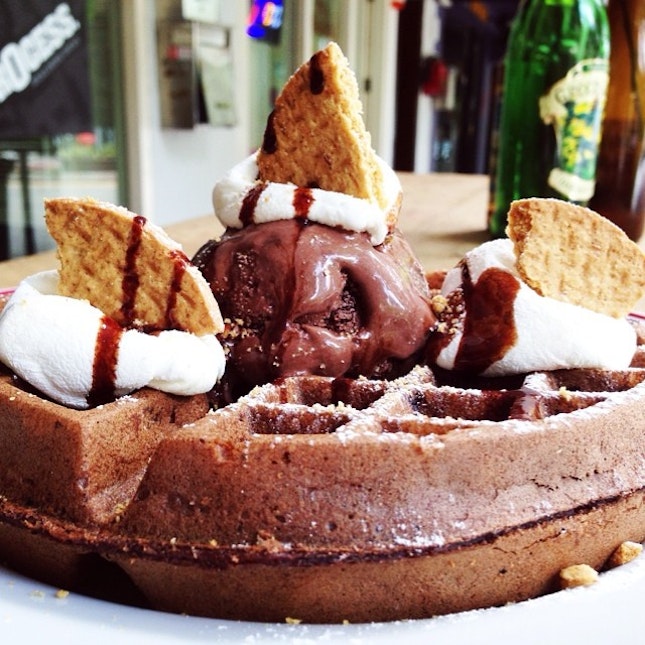 S'mores Waffle.