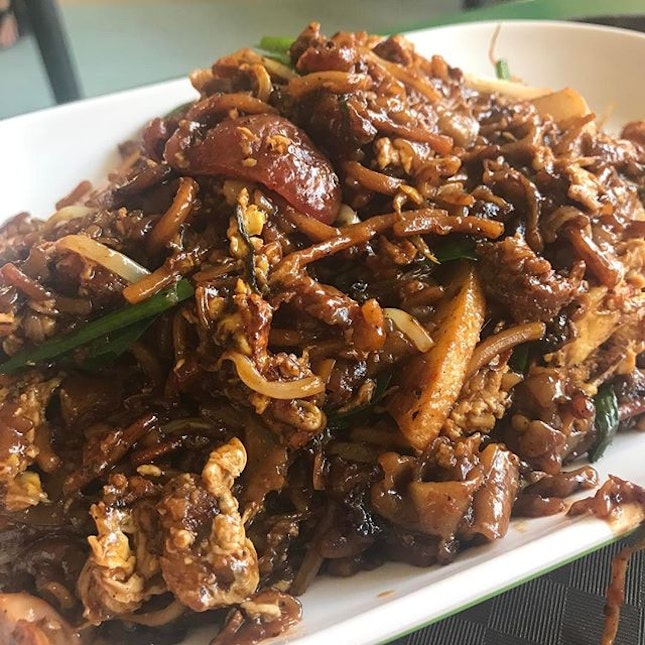 The hubs finally got a taste of the char kway teow here.