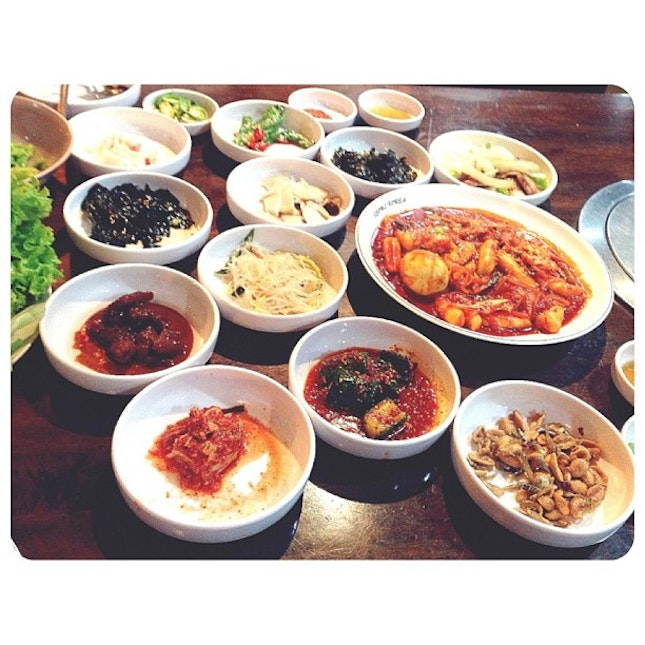 좋은👍👍👍 #korean #dinner #ricecake #koreanbbq #food