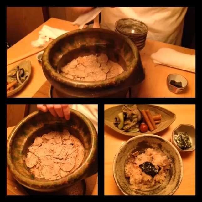 Truffle Rice @ Kadowaki, Azabu-Juban, Tokyo, Japan