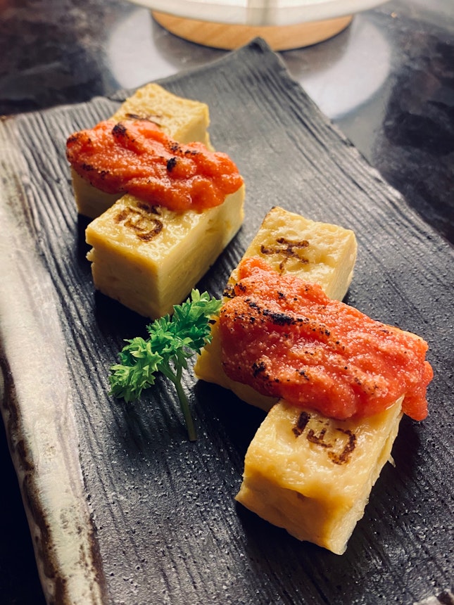 Tamagoyaki With Mentaiko Sauce