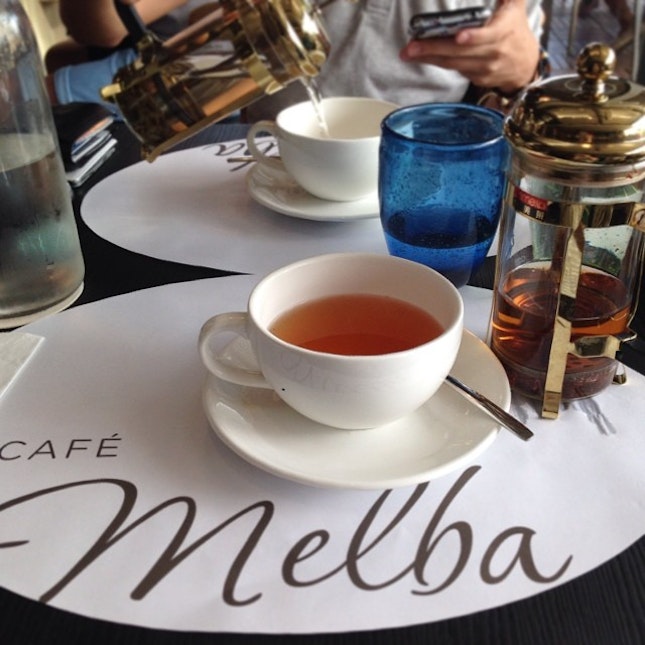 #CafeMelba #Tea #CremeCaramel #CafeHopping