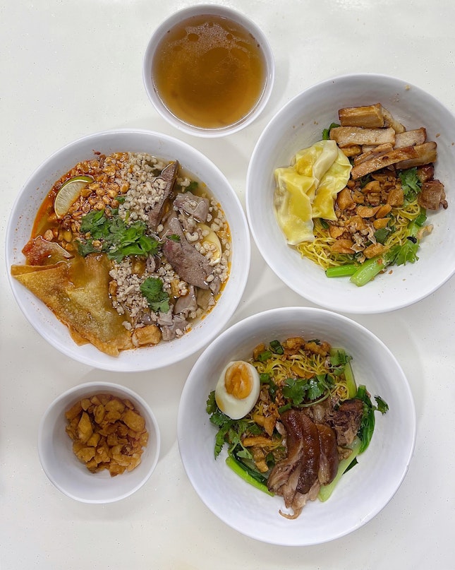 Thai Wanton Noodle, Pork Knuckle Noodle & Tom Yum Kuay Teow Soup