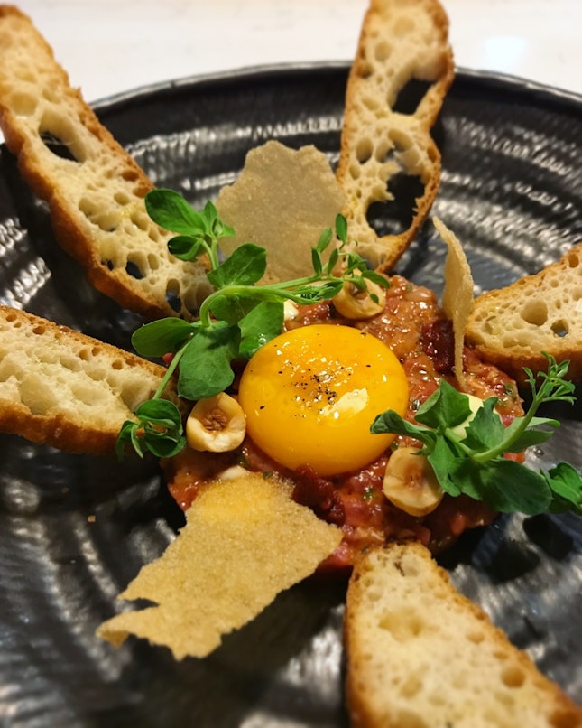 Wagyu Beef Tartare - An Option For The Appetiser (Weekday Set Lunch: $46++ for 2 Courses, $60++ for 3 Courses)