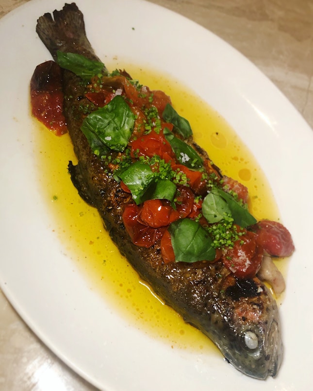 Grilled Rainbow Trout ($46++)