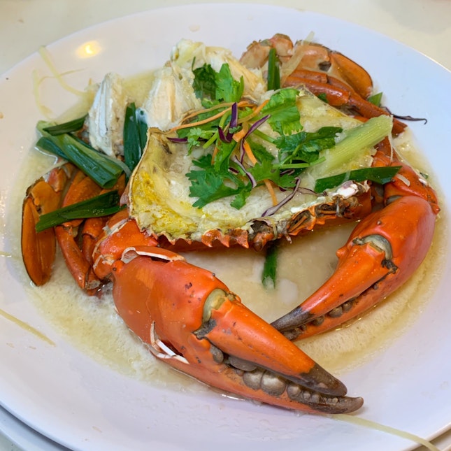 Choose The Steamed Crab When You Want To Really Taste The Crab ($72 for our serving shown)