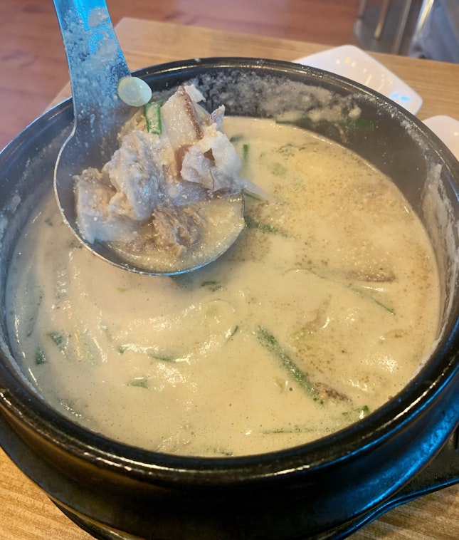 Traditional Korean Pork Soup - Hearty And Comforting ($18++ For The Set