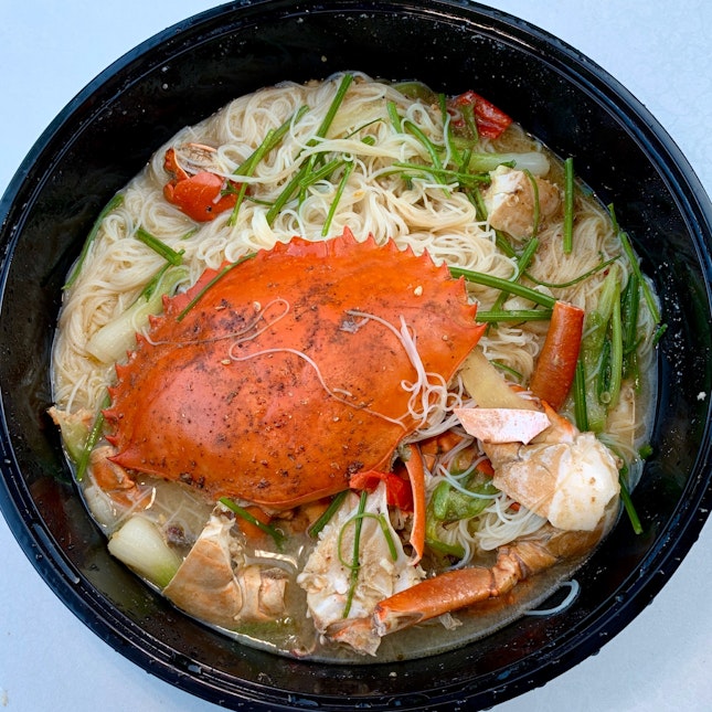 Steamed Crab with White Beehoon ($68)