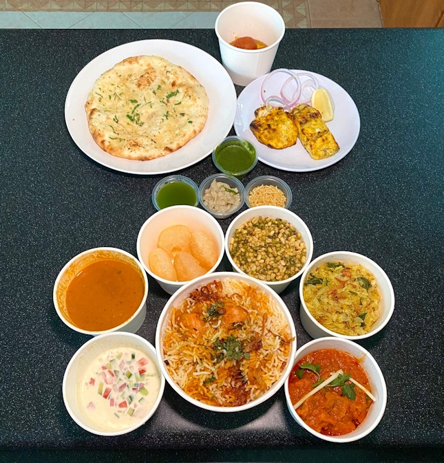 Good Value Thali Sets - Vegetarian And Non-Vegetarian Options Available.