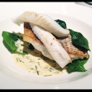 Roasted White Pomfret With Cuttlefish & Spanish Anchovy Sauce