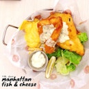 yesterday's #lunch at #malaysia #manhattanfishmarket #fish & #cheese yes lots of cheese.