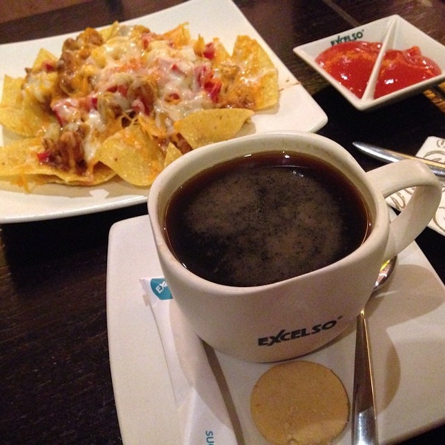 #nachos and #coffee for coffee break