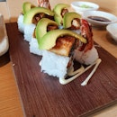 Unagi Sushi With Avocado And Prawn