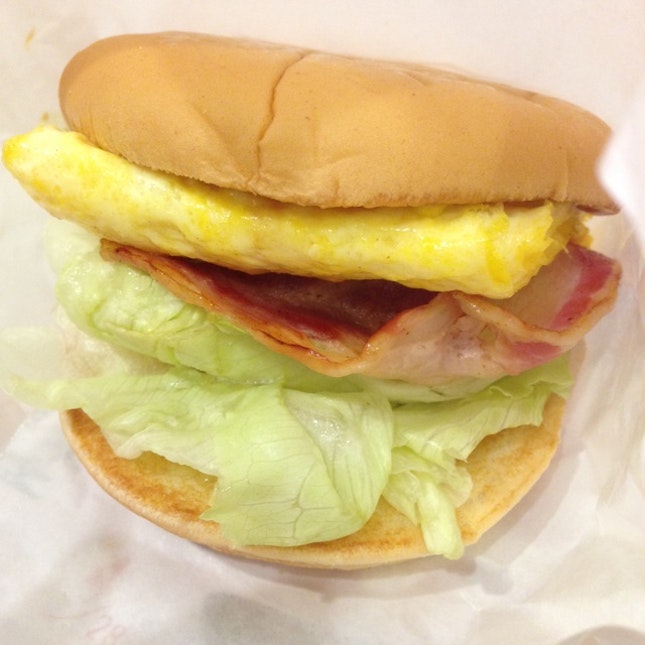 Bacon With Egg Burger