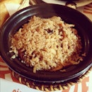 Chicken fried rice clay-pot