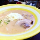 Cheese miso ramen that is slightly overpriced ($17.80) with only one slice of charsiew.