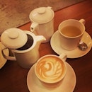 Strawberry latte, Dream Chamomile tea & Lemon Ginger tea @thebrewandbakeco