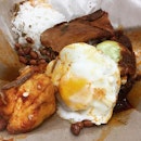 #burpple | a very sinful #nasilemak breakfast with their absolutely #sedap chilli!