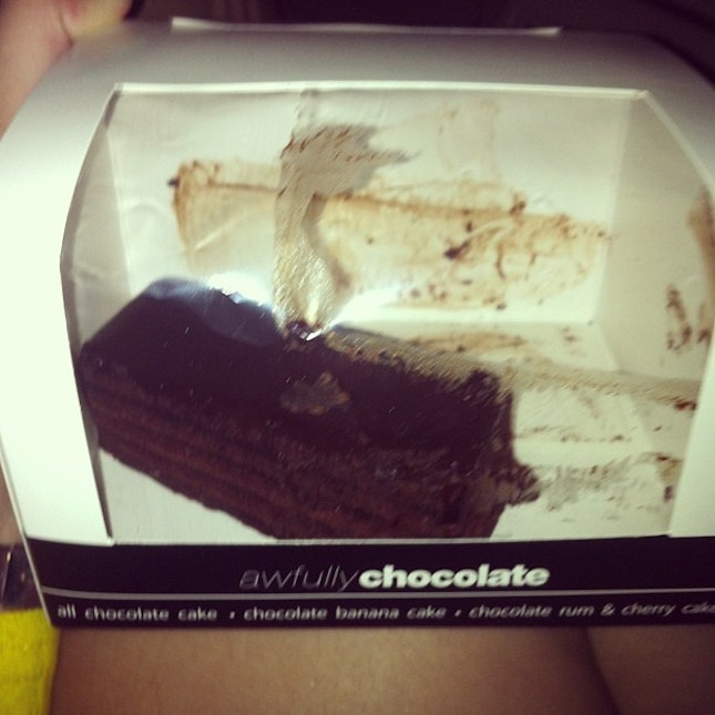 Bought #Awfully #Chocolate #cake from ION Orchard!