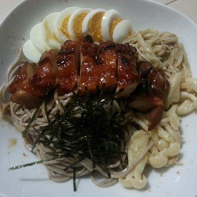 #Weekend #HomeCooked #Dinner #Teriyaki #Chicken #Soba