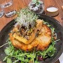 Salmon & Rosti On A Bed Of Salad