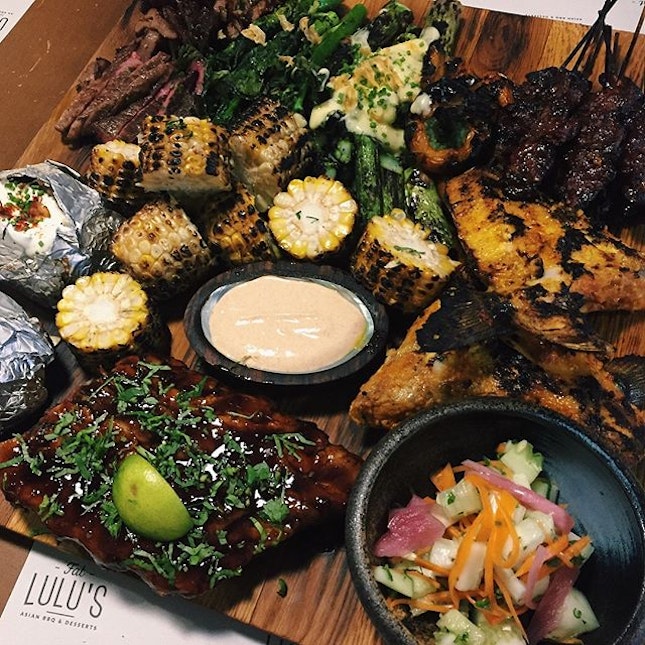 Pig Out @ Fat lulu ($220) 🐷
⭐️ 4.5/5 ⭐️
🍴A guilty meal full of grilled meat and veges that's really yummy.