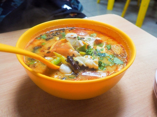 Tom Yum Milk with Seafood ($11.90)