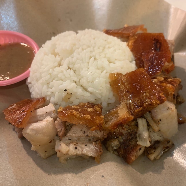 Chopped Lechon + Rice + Canned Drink ($10)