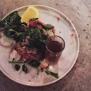 One of the many great dishes @liewsuyi and I last night, this is the grilled lobster tail salad.